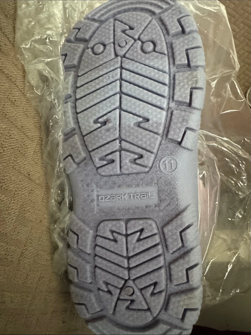 Ozark Trail Pink and Light Blue Kids Winter Boots